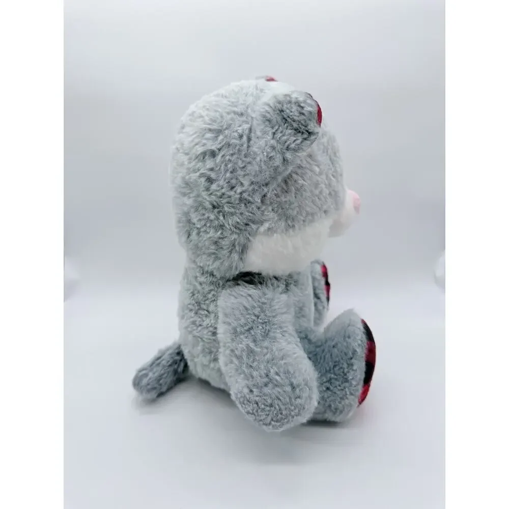 Petsmart 2023 Lucky the Gray Cat Squeaky Dog Toy Stuffed Animal Plush 12